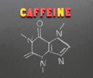 molécula de cafeina