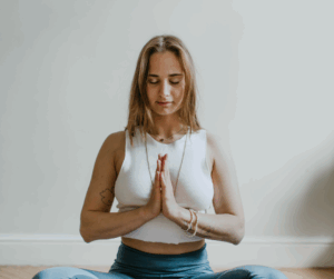 deportista practicando mindfulness