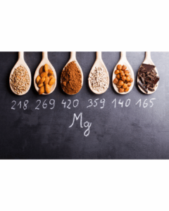 magnesio en diferentes alimentos